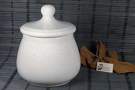 Pipetobacco Pot white Craquel